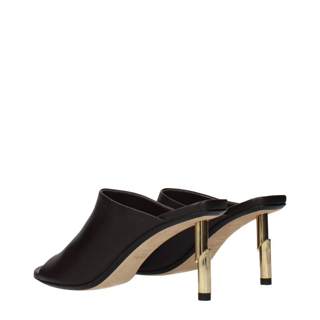Lanvin Black Leather High Heel Pumps
