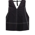 Ganni Black Elastane Shirt