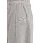 Ganni Gray Cotton Casual Pants