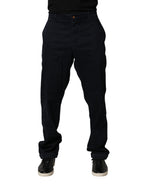 Harmont & Blaine Black Mid Waist Skinny Denim Trouser Jeans