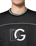 Dolce & Gabbana Black DG Logo Crew Neck Sweatshirt Sweater