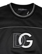 Dolce & Gabbana Black DG Logo Crew Neck Sweatshirt Sweater