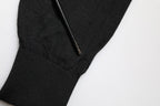 Dolce & Gabbana Black Cashmere V-Neck Men Pullover Sweater