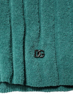 Dolce & Gabbana Dark Green Cotton Blend Men Crew Neck T-shirt