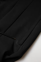 Dolce & Gabbana Black Viscose Bodycon Sheath Midi Dress