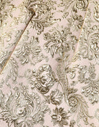 Dolce & Gabbana Beige Gold Floral Brocade Sleeveless Dress