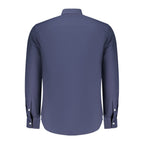 North Sails Blu Cotton Men Shirt