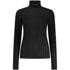 Norway 1963 Black Viscose Women's Turtleneck Sweater