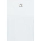Fendi White Cotton T-Shirt