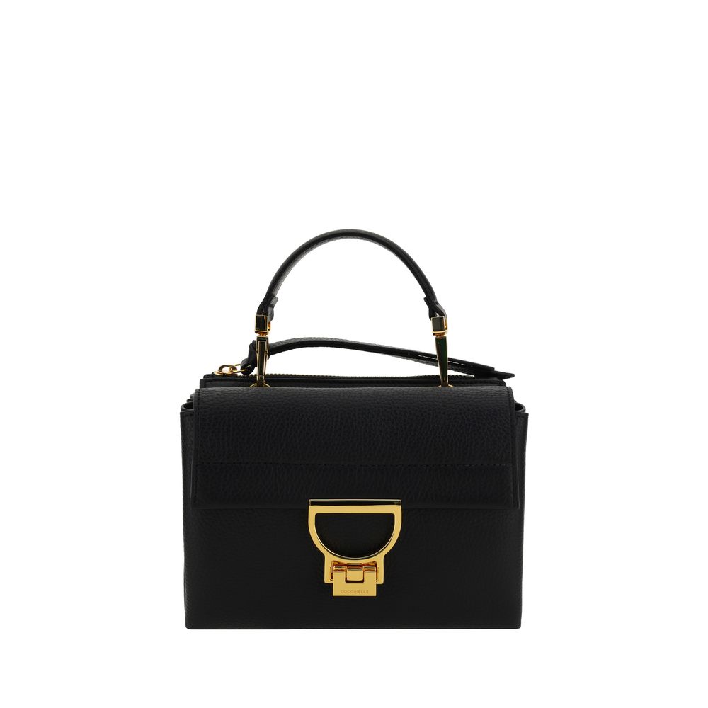 Coccinelle Black Calf Leather Bos Taurus Handbag