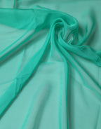 Dolce & Gabbana Green Stole Silk Neck Wrap Shawl Scarf