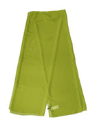 Dolce & Gabbana Green Polyester Stole Neck Wrap Shawl  Scarf