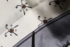 Dolce & Gabbana White Printed Fringes Wrap Foulard Men 183cm x 33cm Scarf