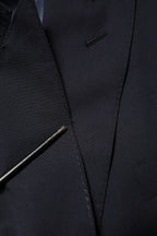 Dolce & Gabbana Blue Wool Double Breasted 2 Piece Men Suit