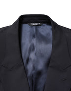 Dolce & Gabbana Blue MARTINI Double Breasted 2 Piece Suit