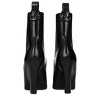 Valentino Garavani Black Leather Ankle Boots