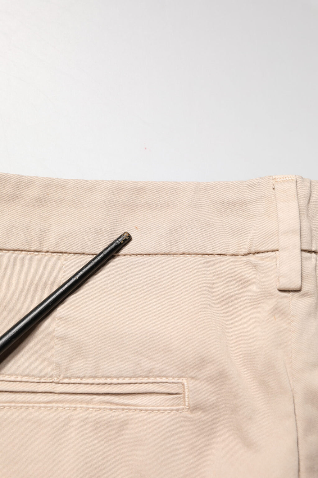 Kocca Beige Straight Mid Waist Chino Trouser Casual Pants