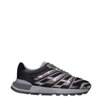 Maison Margiela Black Fabric Athletic Sneakers