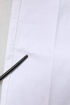 Peserico White Cotton Skinny Mid Waist Chino Trouser Pants