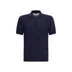 Golden Goose Blue Wool Oves Aries Polo Shirt