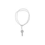 MM6 Silver Brass Necklace