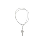 MM6 Silver Brass Necklace