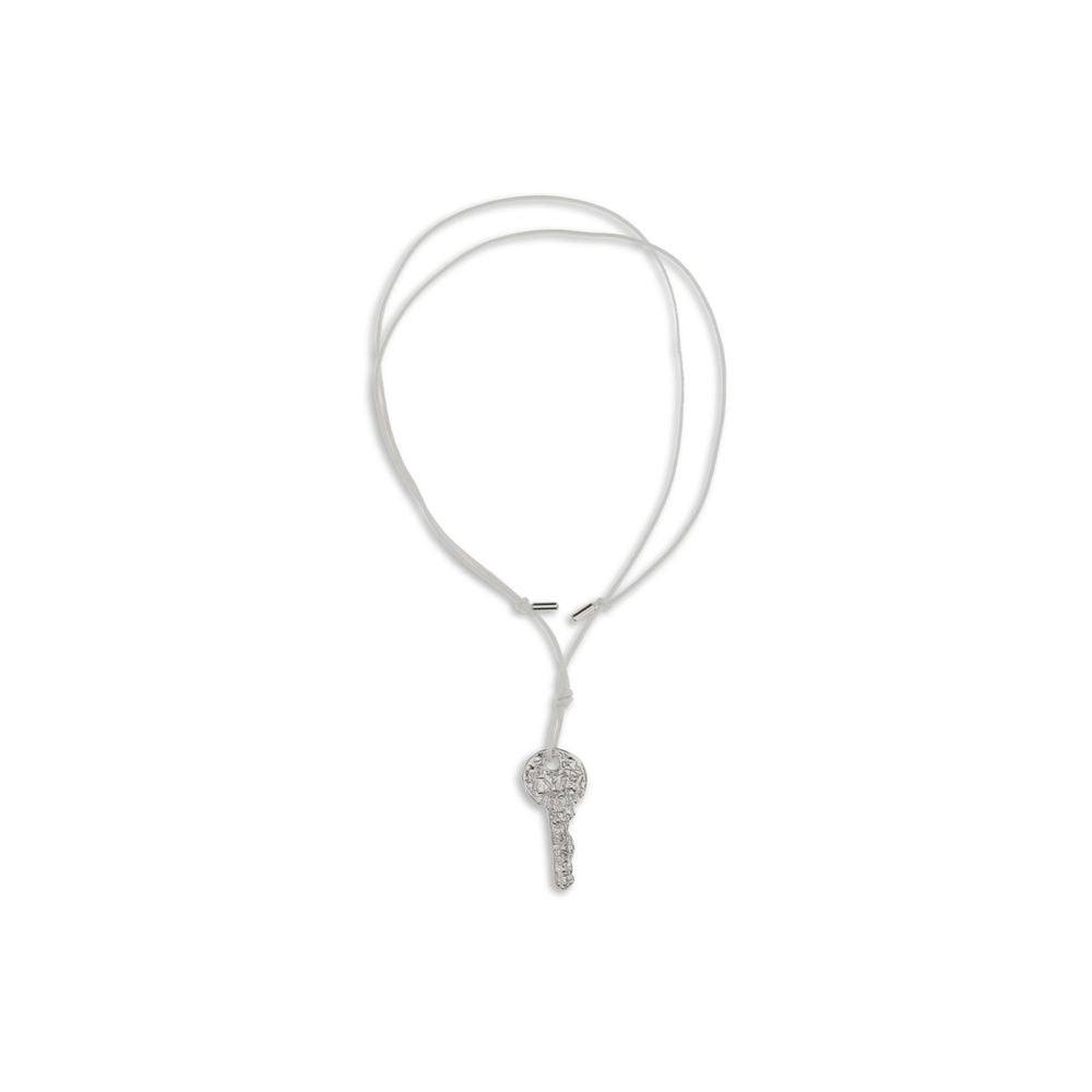 MM6 Silver Brass Necklace