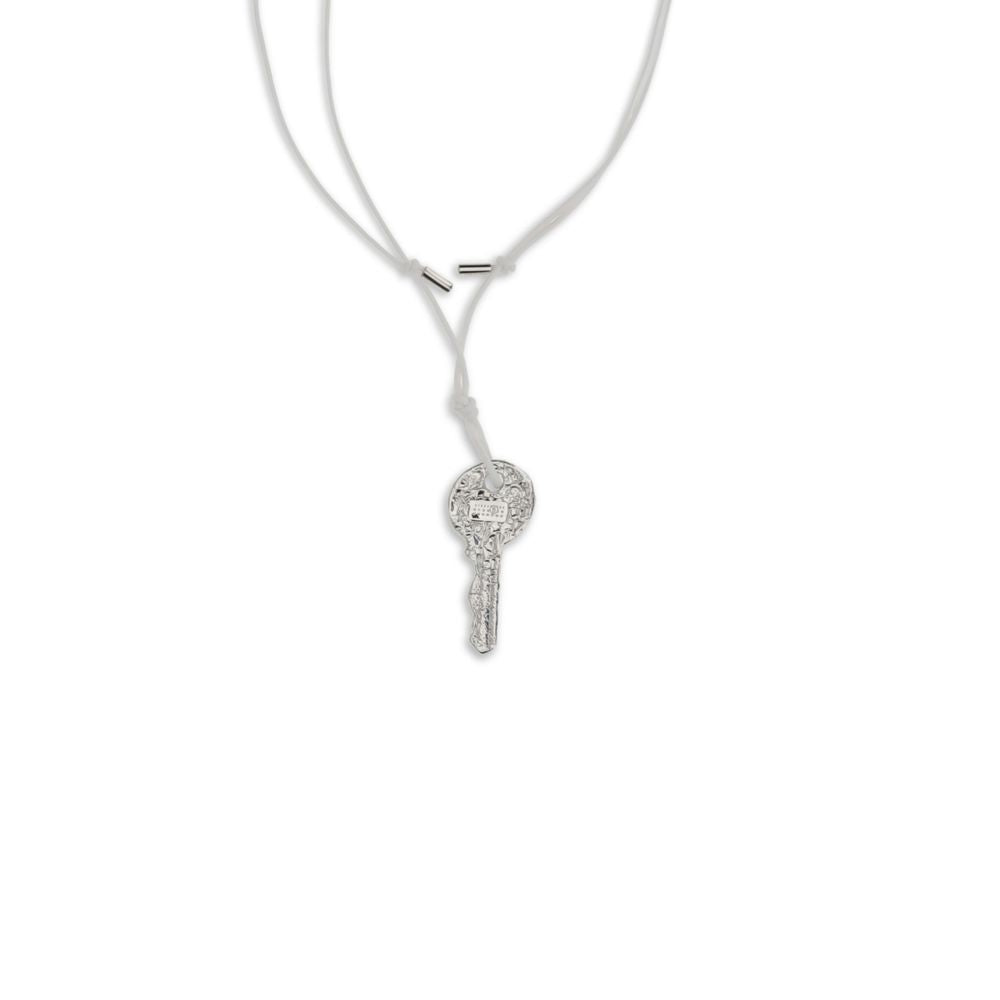 MM6 Silver Brass Necklace