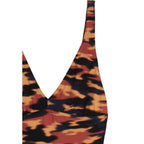 Dries Van Noten Multicolor Polyester One-Piece Swimsuit