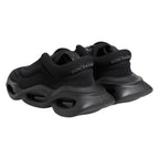 Dolce & Gabbana Black Slip On Low Top Wave Sneakers Shoes