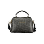 Mario Valentino Nero Poliuretano Donna Bag with Adjustable and Removable Strap