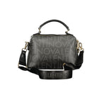 Mario Valentino Nero Poliuretano Donna Bag with Adjustable and Removable Strap