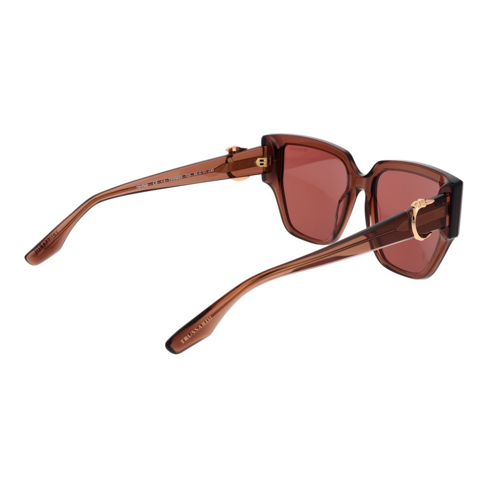 Trussardi Brown Acetate Sunglasses