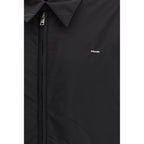 Prada Black Recycled Polyamide Full-Length Jacket
