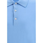 Tom Ford Blue Cotton Polo Shirt